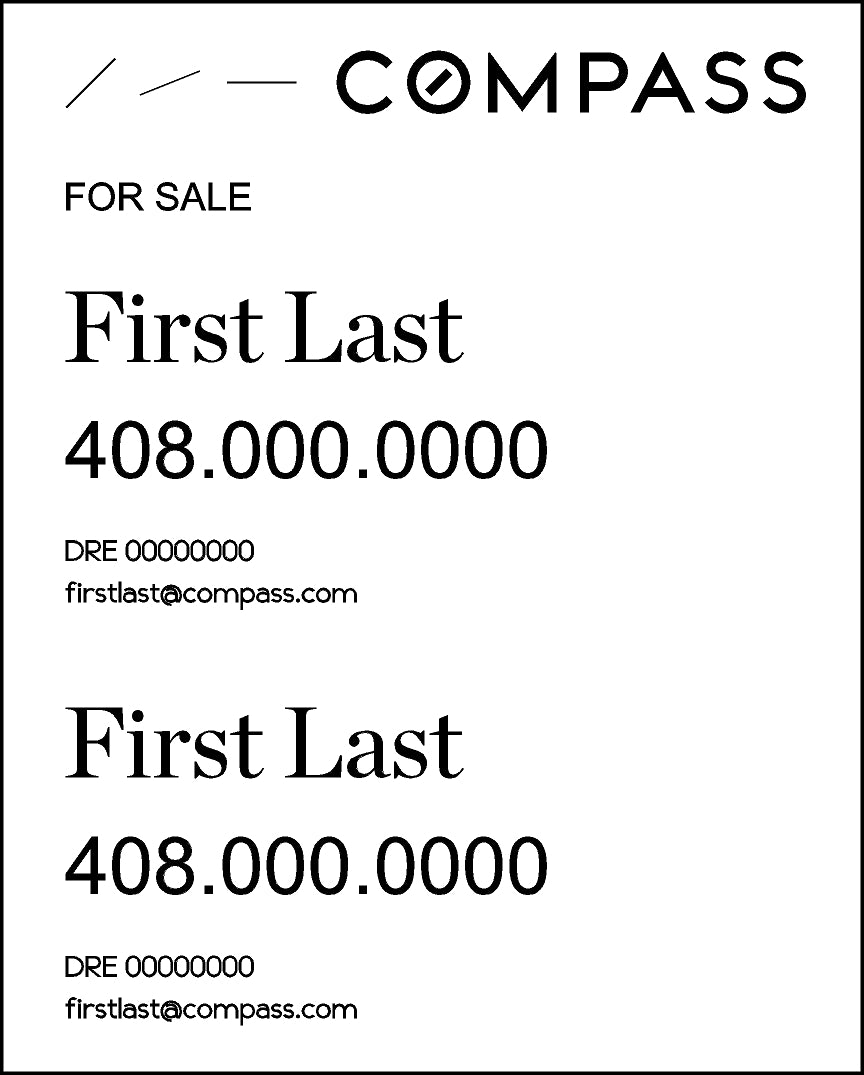Compass Sign Panel - 30x24