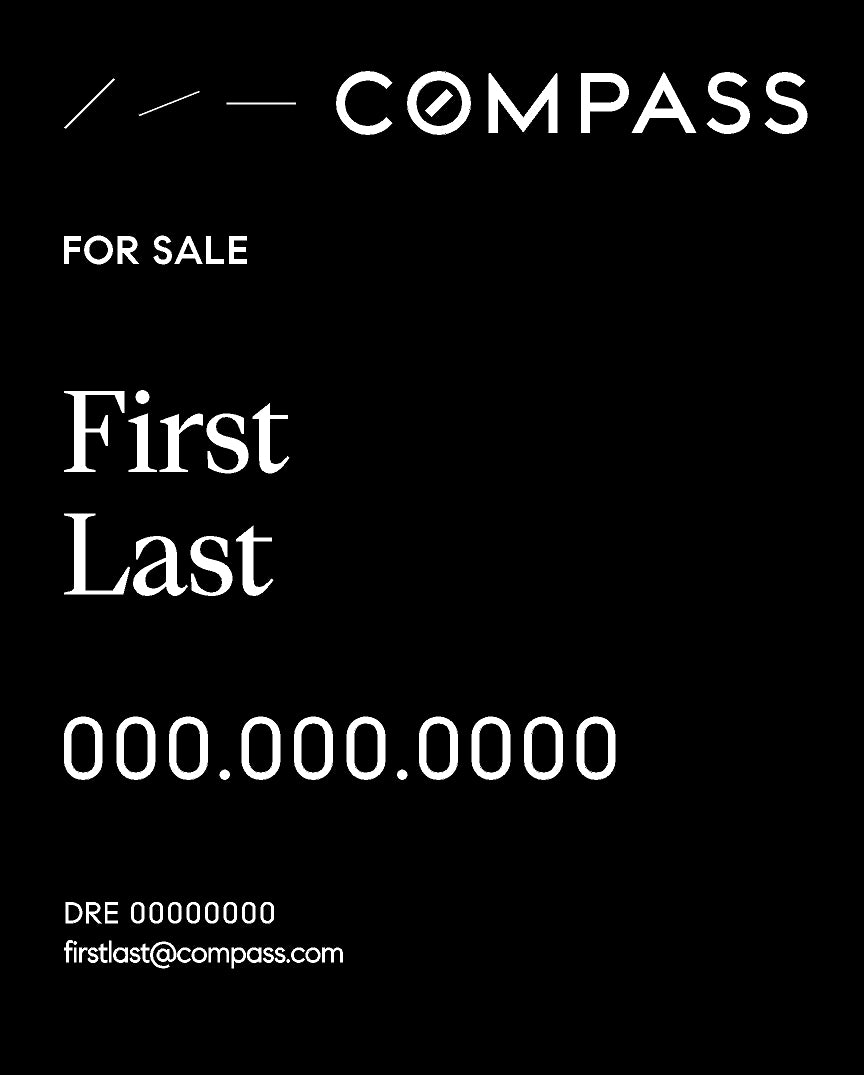 Compass Sign Panel - 30x24