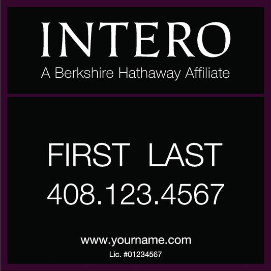 Intero Sign Panel - 24x24