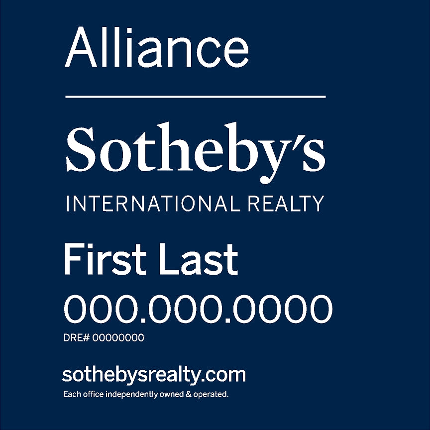 Sotheby's Sign Panel - 24x24 – Smith Signs Shop
